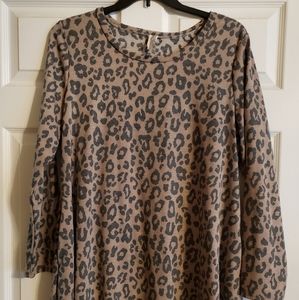 Cheetah tunic from One Faith Boutique